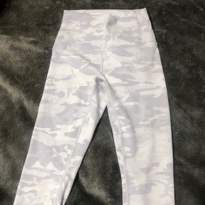 White Camo Lululemon leggings size small